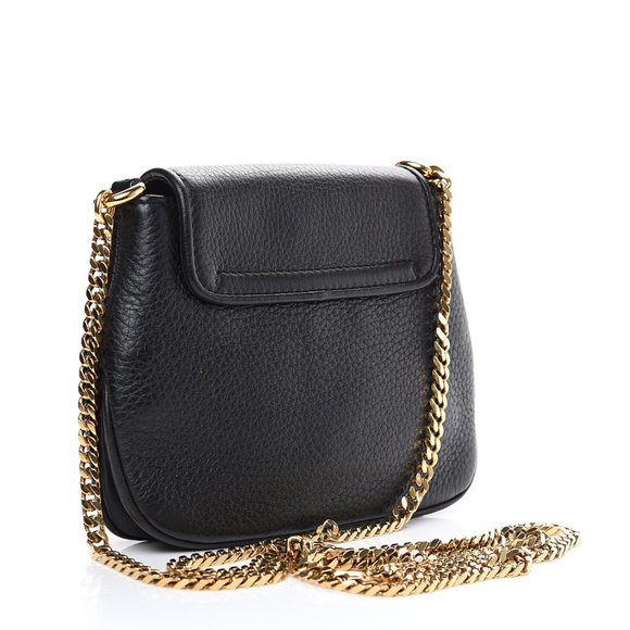 GUCCI Pebbled Calfskin Small 1973 Chain Shoulder - Picture 2 of 10